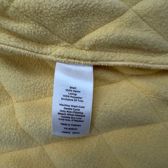 Talbots Classic Quilted Fleece Lined Button Front Vest Women's Size Large - Picture 6 of 6